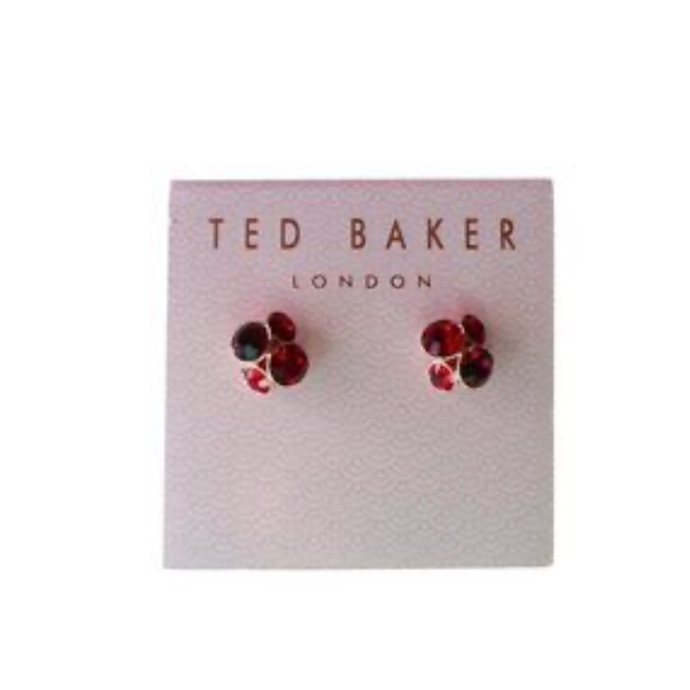 Ted Baker London‎ Lynda Swarovski Jewel Crystal Cluster Earring Studs NWT